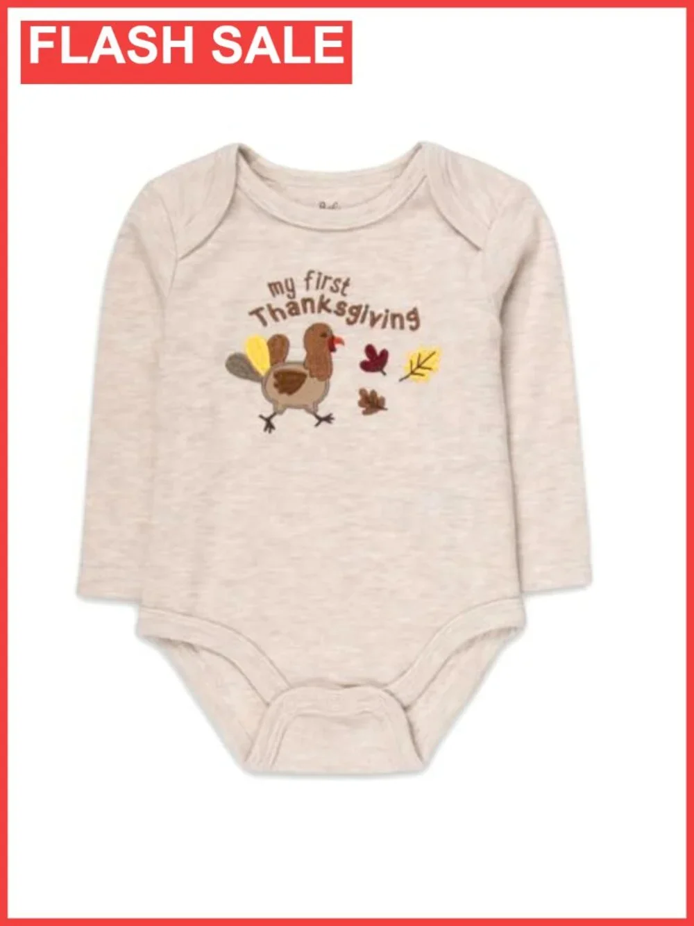 Infant 4PC Thanksgiving Outfit Bodysuit Pants Hat Socks Set